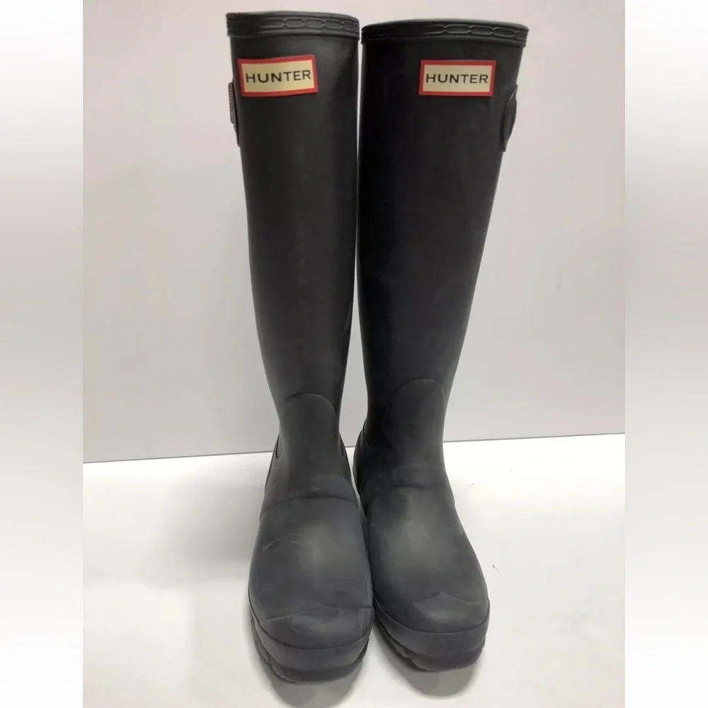 Hunter Women’s Original Tall Rain Boots Black, Size 5 M